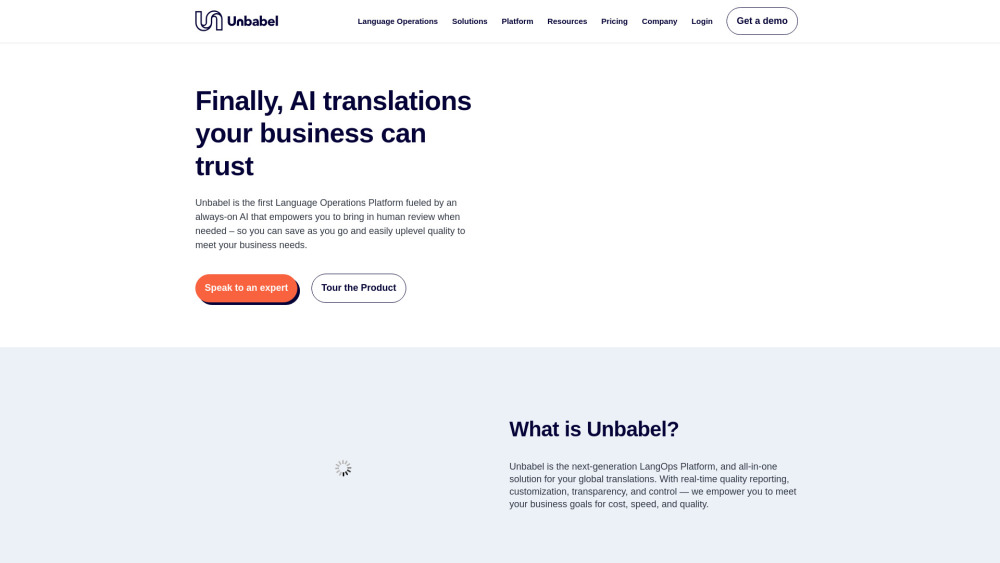 Unbabel Preview