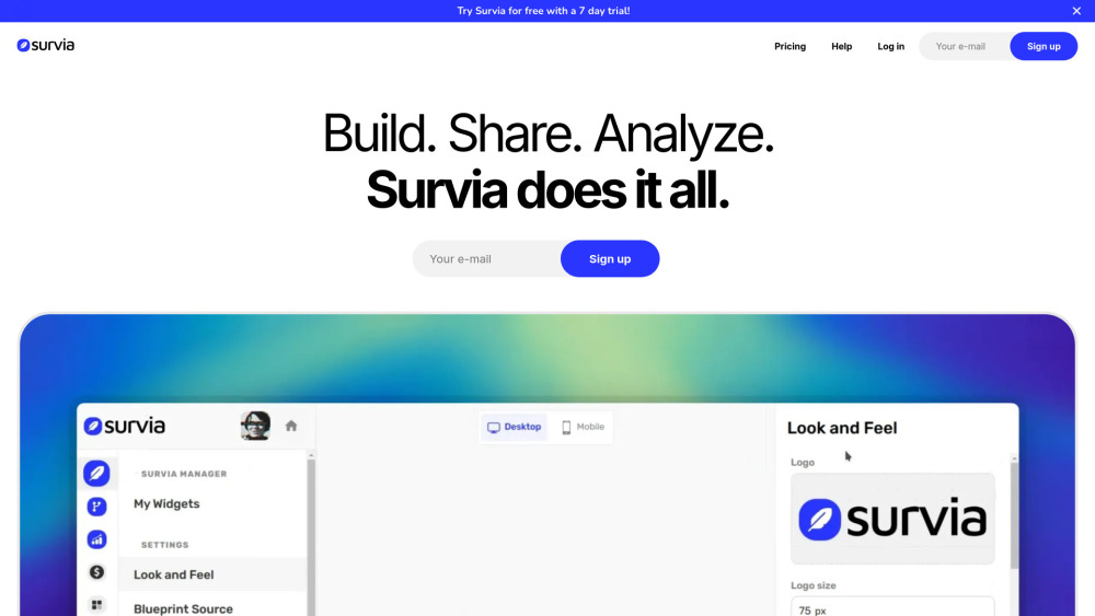 Survia banner
