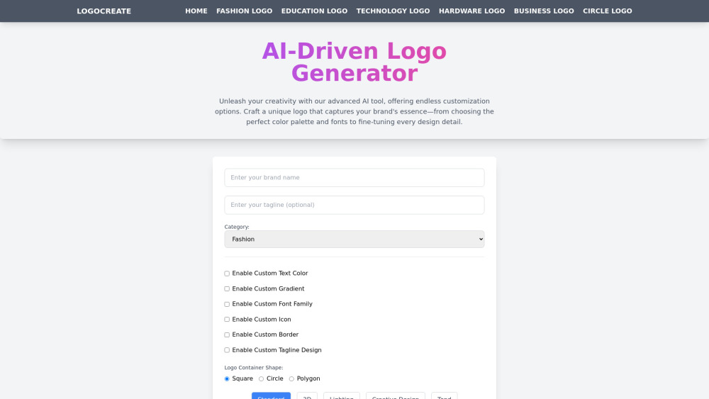 LogoCreate Online Preview