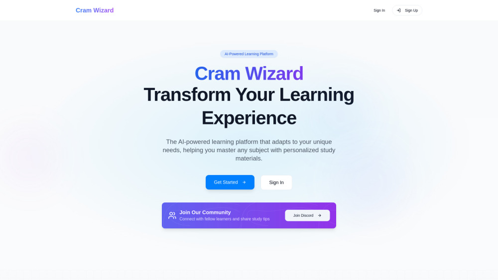 Cram Wizard Preview
