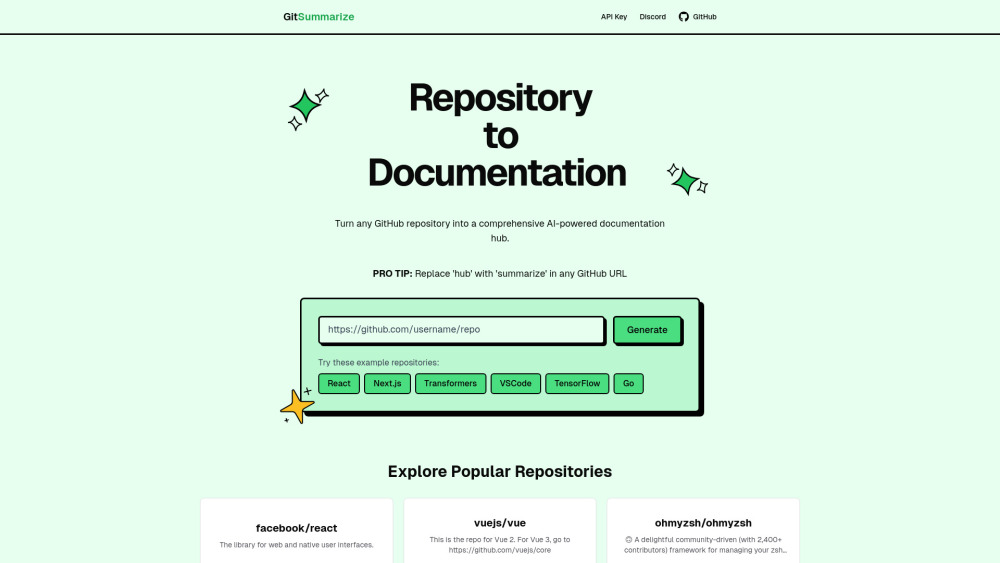 GitSummarize Preview