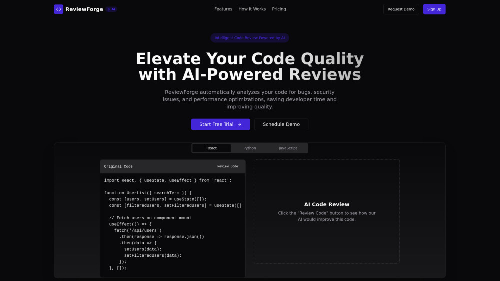 ReviewForge Preview