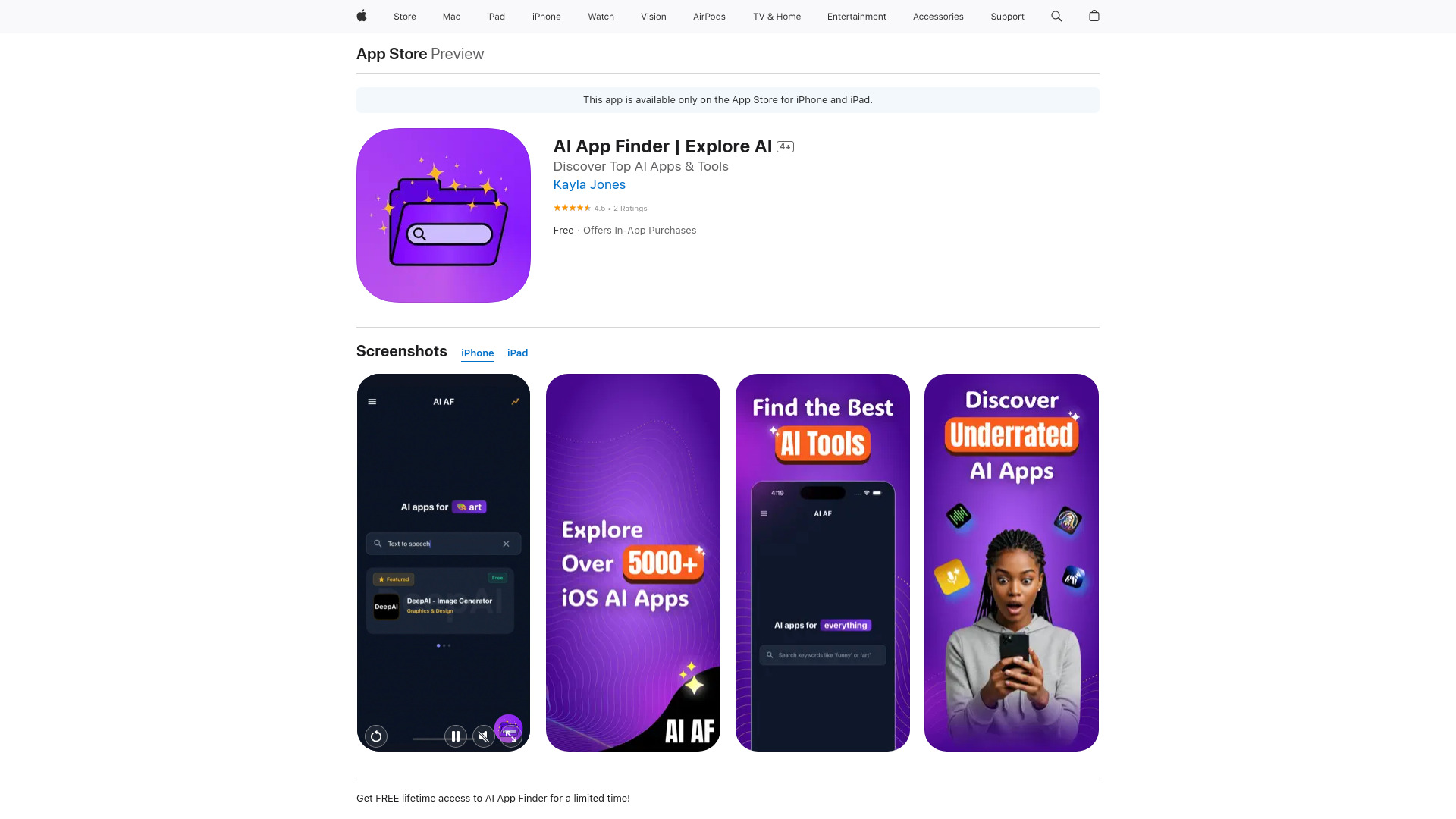 AI App Finder | Explore AI screenshot