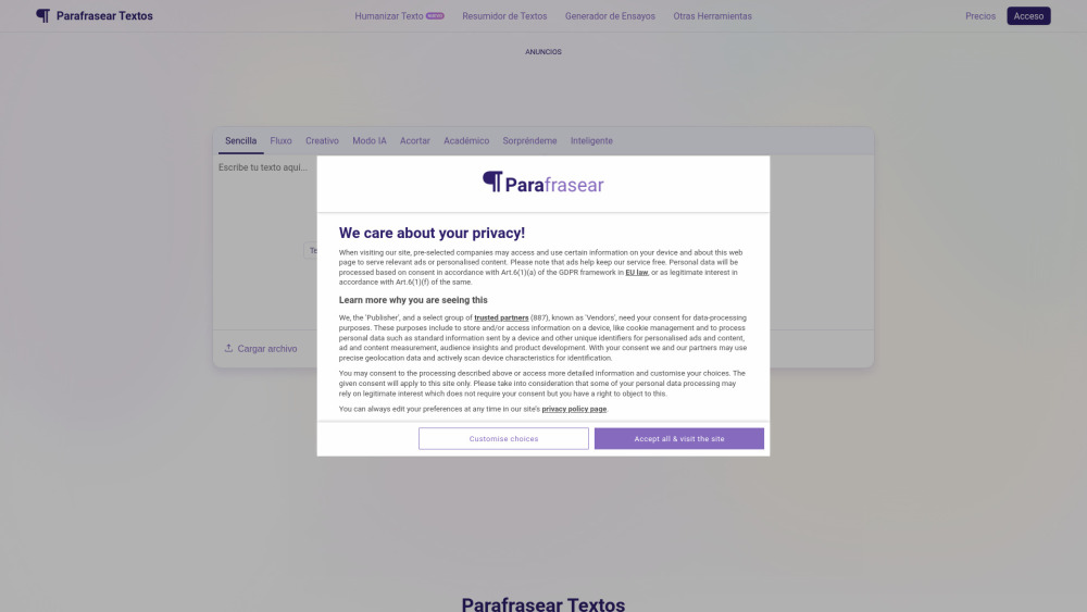 Parafrasear Textos