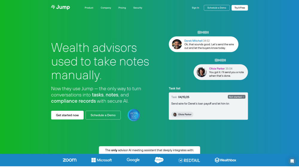 Jump | AI for Financial Advisors