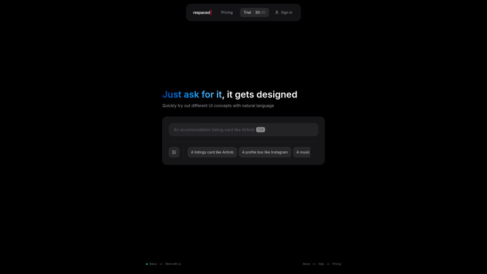 Respaced.com Preview