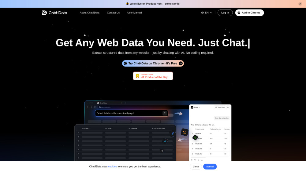 Chat4Data Preview
