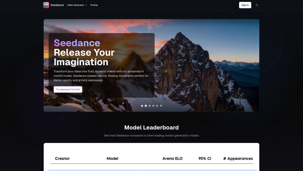 Seedance Video Generator Preview
