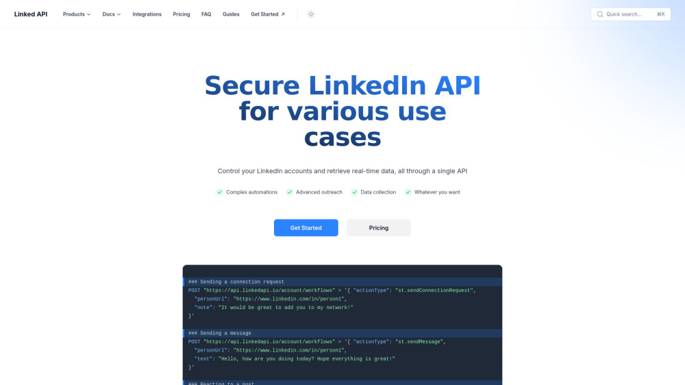 Linked API Preview