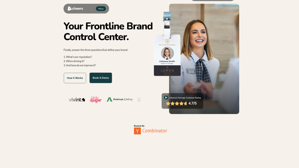 Cheers: 추측은 그만! AI가 밝혀내는 현장 직원의 진짜 성과와 브랜드 평판