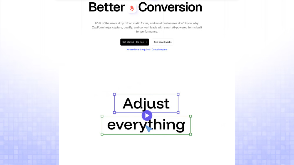 ZapForm - 잠재 고객을 실제 고객으로: AI가 주도하는 리드 캡처 및 전환의 모든 것