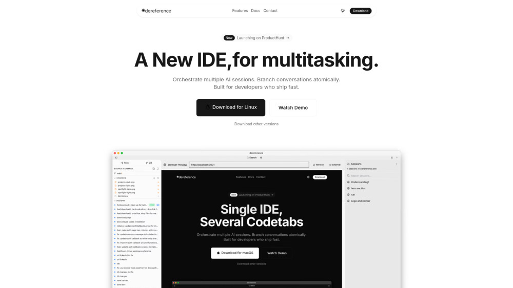 Dereference AI Codetabs Preview