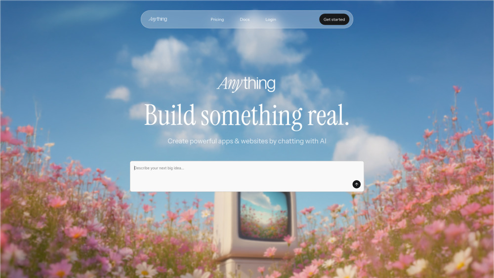 Anything AI 리뷰: 코딩 한 줄 없이 당신의 아이디어를 앱으로 만드는 마법