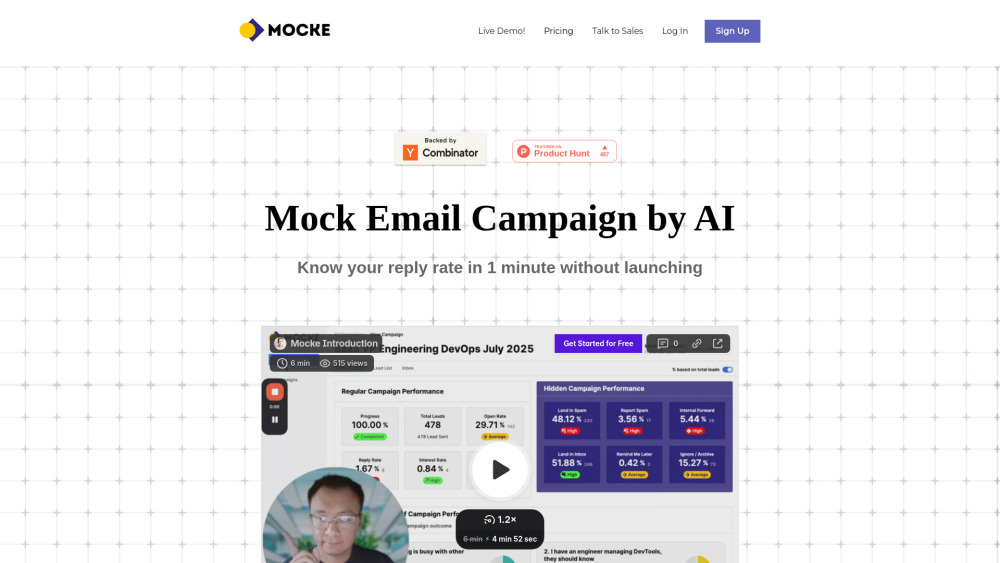 Mocke - 실제 발송 없이 이메일 캠페인 성과를 1분 만에 예측하는 혁신 AI