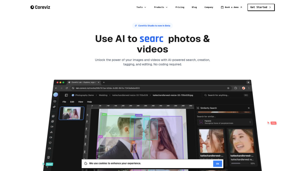 CoreViz - 팀의 모든 시각적 자산을 AI로 검색하고 분석하는 가장 스마트한 방법