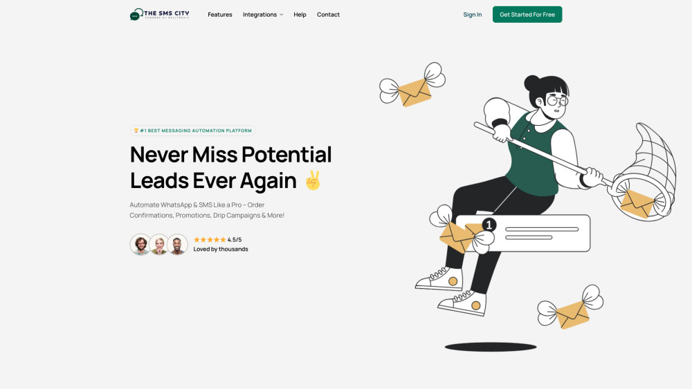 The SMS City - WhatsApp과 SMS를 비즈니스 자동화의 심장부로 만드는 방법