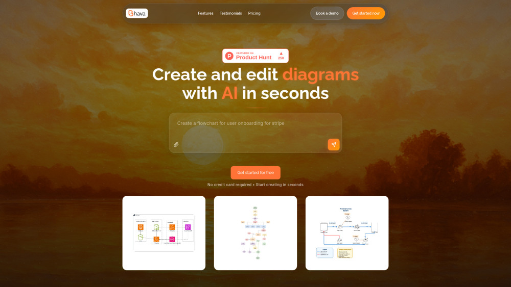 Bhava AI 에디터 - 당신의 아이디어를 전문가급 다이어그램으로, 단 몇 초 만에!