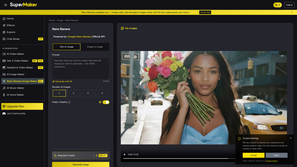 Nano Banana AI Image Generator & Editor - 텍스트 프롬프트 하나로 평범한 사진을 예술 작품으로 바꾸는 법