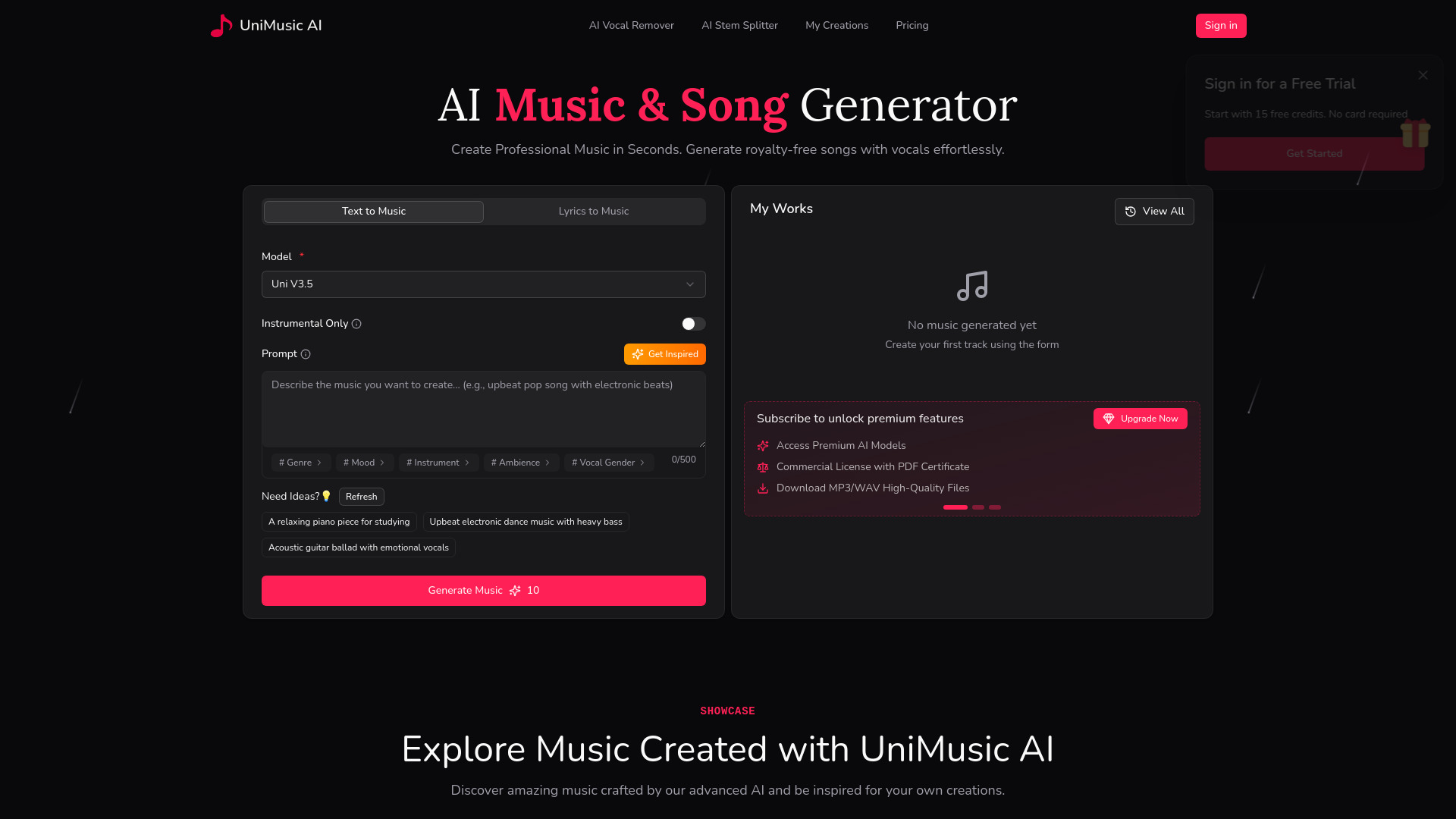 UniMusic AI