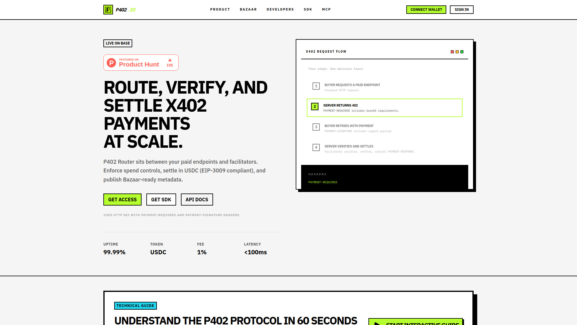 P402.io screenshot