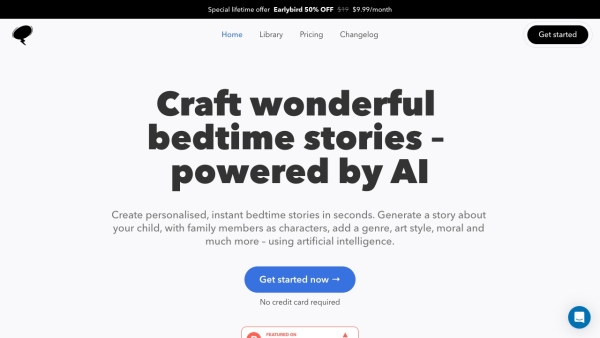 BedtimeStory AI