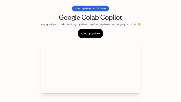 Google Colab Copilot