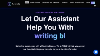 AISEO - AI writing assistant, Copywriting & Paraphrasing Tool