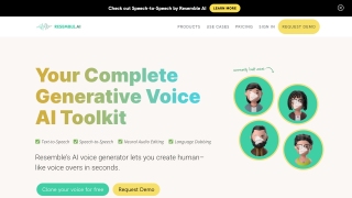 Resemble AI Voice Generator with Text-to-Speech and Speech-to-Speech