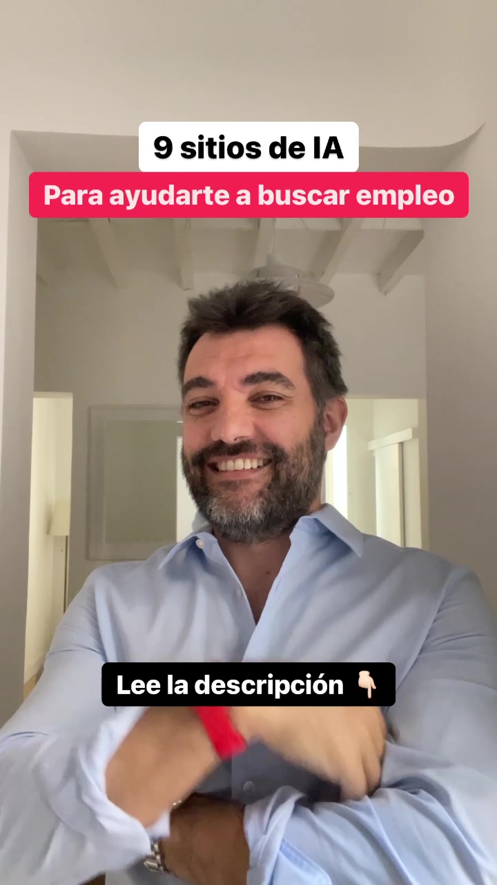 9 sitios web de inteligencia artificial para buscar empleo y avanzar en tu carrera: 👉JobScan Optimiza tu currículum y consigue más entrevistas. Haz seguimiento de todos tus empleos aplicados desde un solo lugar. Porcentaje de coincidencia entre los requisitos del trabajo y tu CV. [https://www.jobscan.co/] 👉Interview Prep AI Simula entrevistas de trabajo reales y practica tus habilidades. Practica entrevistas las veces que quieras. Recibe retroalimentación instantánea sobre tus respuestas. [https://lnkd.in/dY5Sf7aE] 👉Postlander Consigue tu próximo trabajo a tiempo completo, remoto o un trabajo secundario. Aumenta la calidad de las aplicaciones y acelera el proceso 10 veces. Genera cartas de presentación que se ajustan perfectamente al rol. [https://lnkd.in/d4qEitKk] 👉Autojob Triplica tus posibilidades de ser contratado. Sube tu CV para encontrar rápidamente trabajos que coincidan. Aplicación con un clic y alcance de correo electrónico personalizado. [https://www.autojob.app/] 👉Careerflow Optimiza rápidamente tu perfil de LinkedIn. Aumenta enormemente las visualizaciones de tu perfil en LinkedIn. CRM personalizado para buscadores de empleo. [https://www.careerflow.ai/] 👉Sonara Ahorra horas de tiempo de investigación. Algoritmos avanzados para simplificar tu búsqueda. Notificaciones en tiempo real de oportunidades de trabajo que coincidan. [https://www.sonara.ai/] 👉Applyish Completa formularios de solicitud de empleo 11.3 veces más rápido. Genera cartas de presentación personalizadas en minutos. Recibe orientación instantánea sobre preguntas de entrevista. [https://www.applyish.com/] 👉LoopCV Encuentra rápidamente correos electrónicos de reclutadores. Prueba A/B con correos electrónicos y CVs para ver qué funciona. Aplica automáticamente a múltiples trabajos con un solo clic. [https://www.loopcv.pro/] 👉Resumatic Crea tu CV definitivo en solo minutos. Destaca adecuadamente tus experiencias laborales. Comunica tus logros de manera confiada y persuasiva. [https://www.resumatic.ai/]