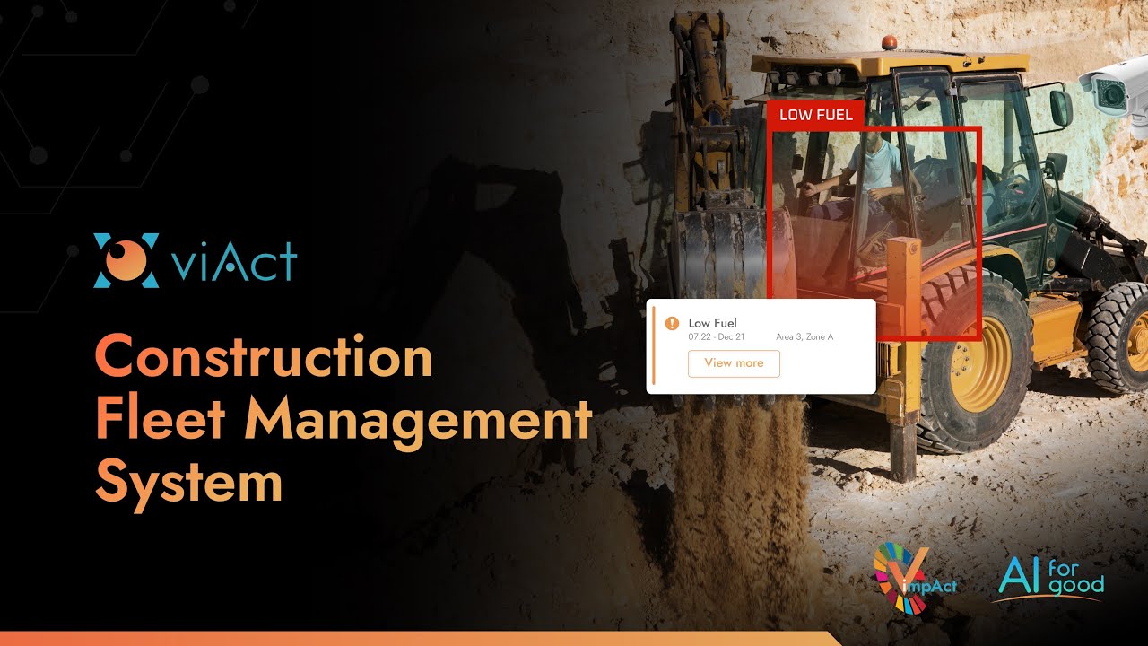 AI-powered Construction Fleet Management System : viAct