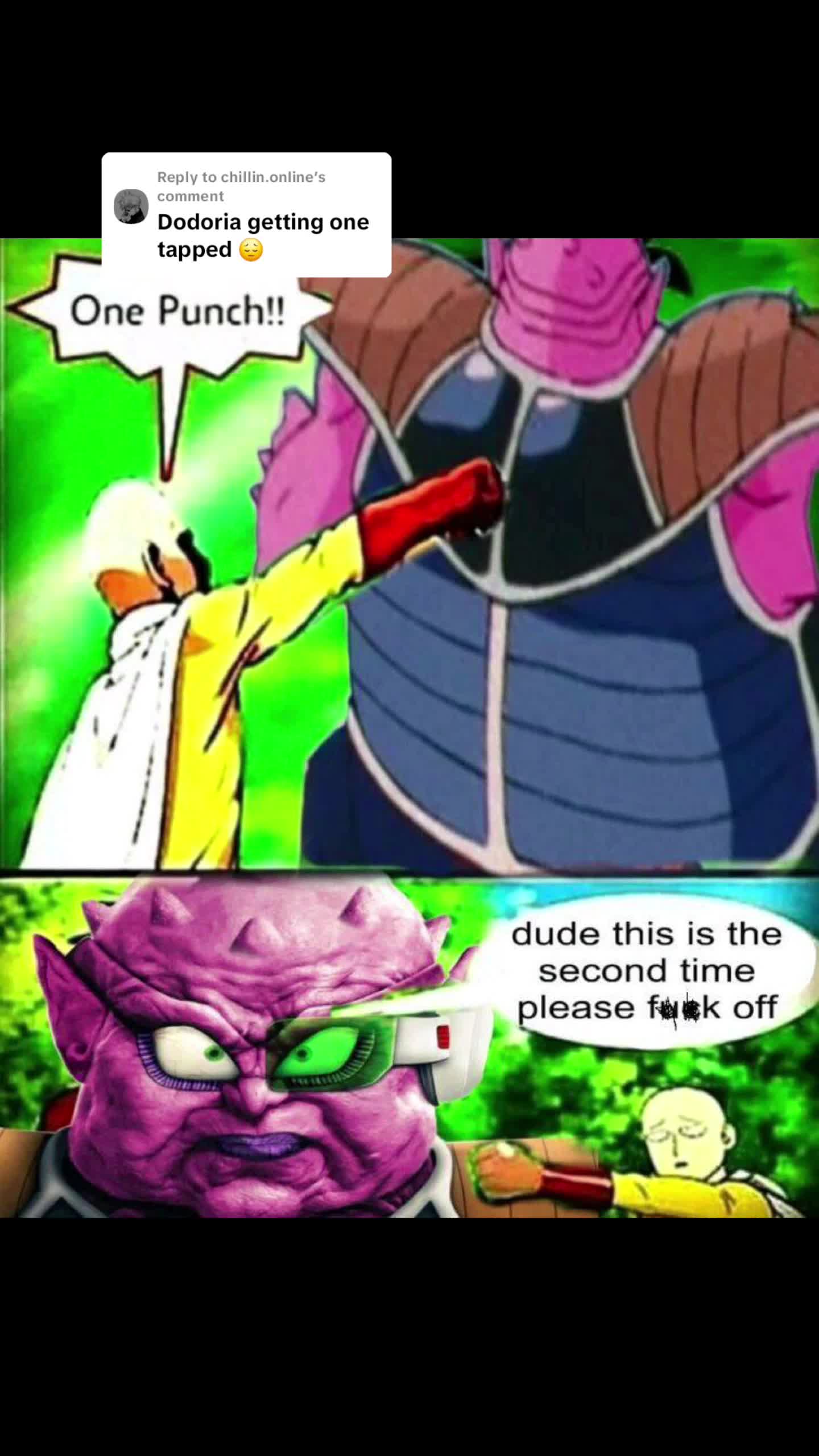 Replying to @chillin.online Nuh uh #wawa #👽 #🐌 #🍔  #dbz #opm 