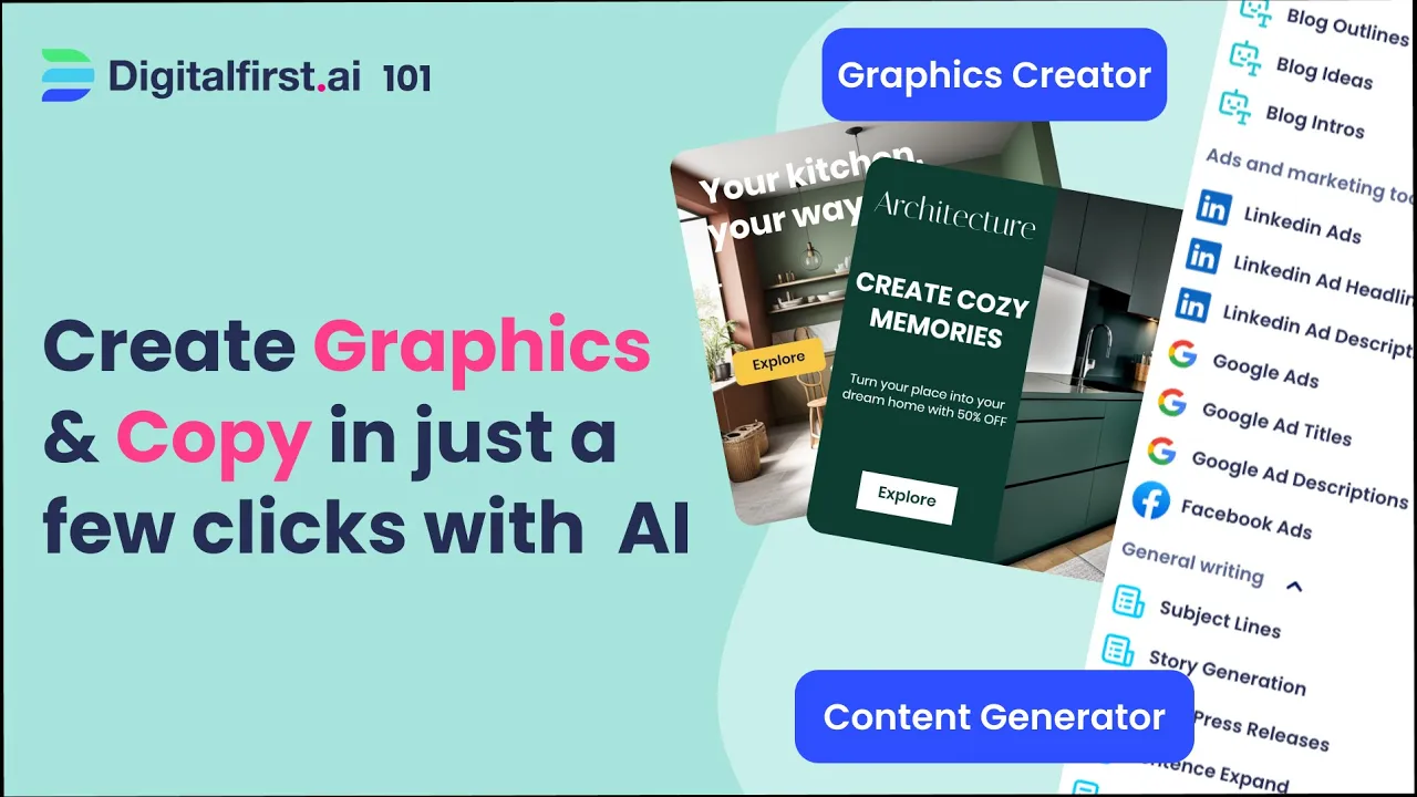 Step 6: Generate Your Marketing Graphics & Copy with AI