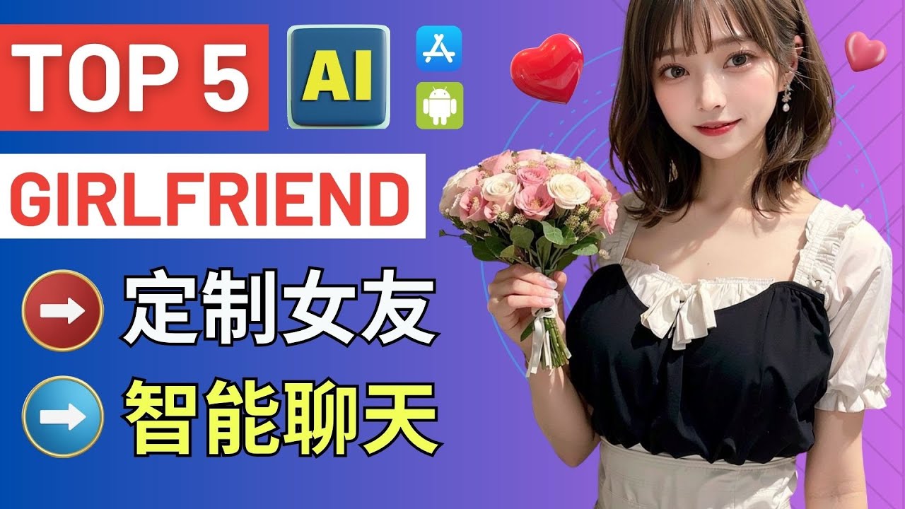 定制AI女友 : 5大热门人工智能聊天程序,免费使用,定制形象,支持NSFW