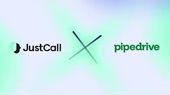 Integrate Phone System with Pipedrive | JustCall X Pipedrive Integration |