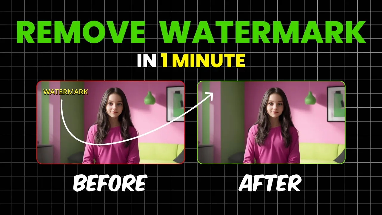 How to remove watermark from video for free (No Blur)
