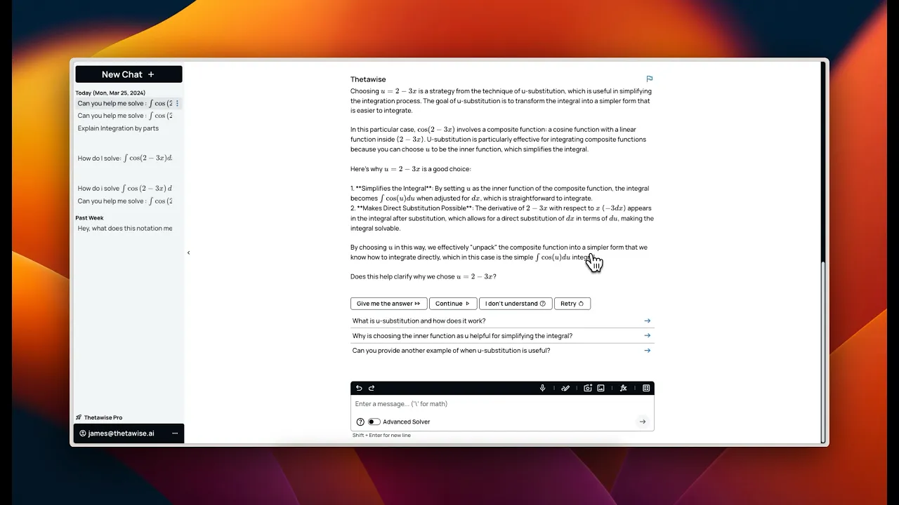 Thetawise - The AI Math Tutor
