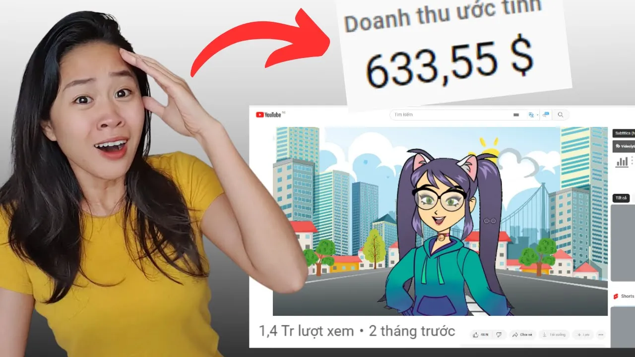 MÌnh đã làm VIDEO HOẠT HÌNH bằng AI - KIẾM TIỀN ONLINE từ CÔNG NGHỆ 2023