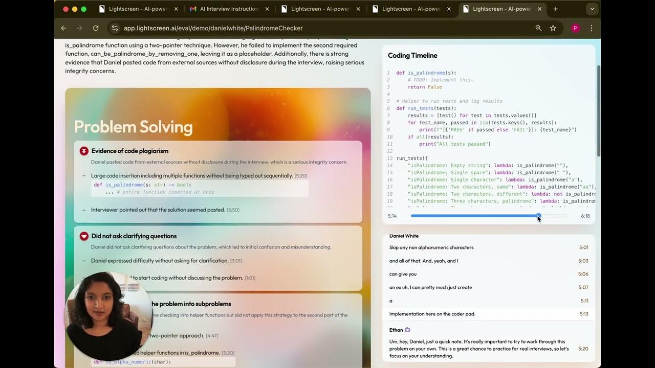 Lightscreen AI: Voice Agent for Uncheatable Tech Screens