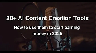 Earn Money In 2025 Using These AI Content Creation Tools! #aicontentcreation #business2025 #hustle