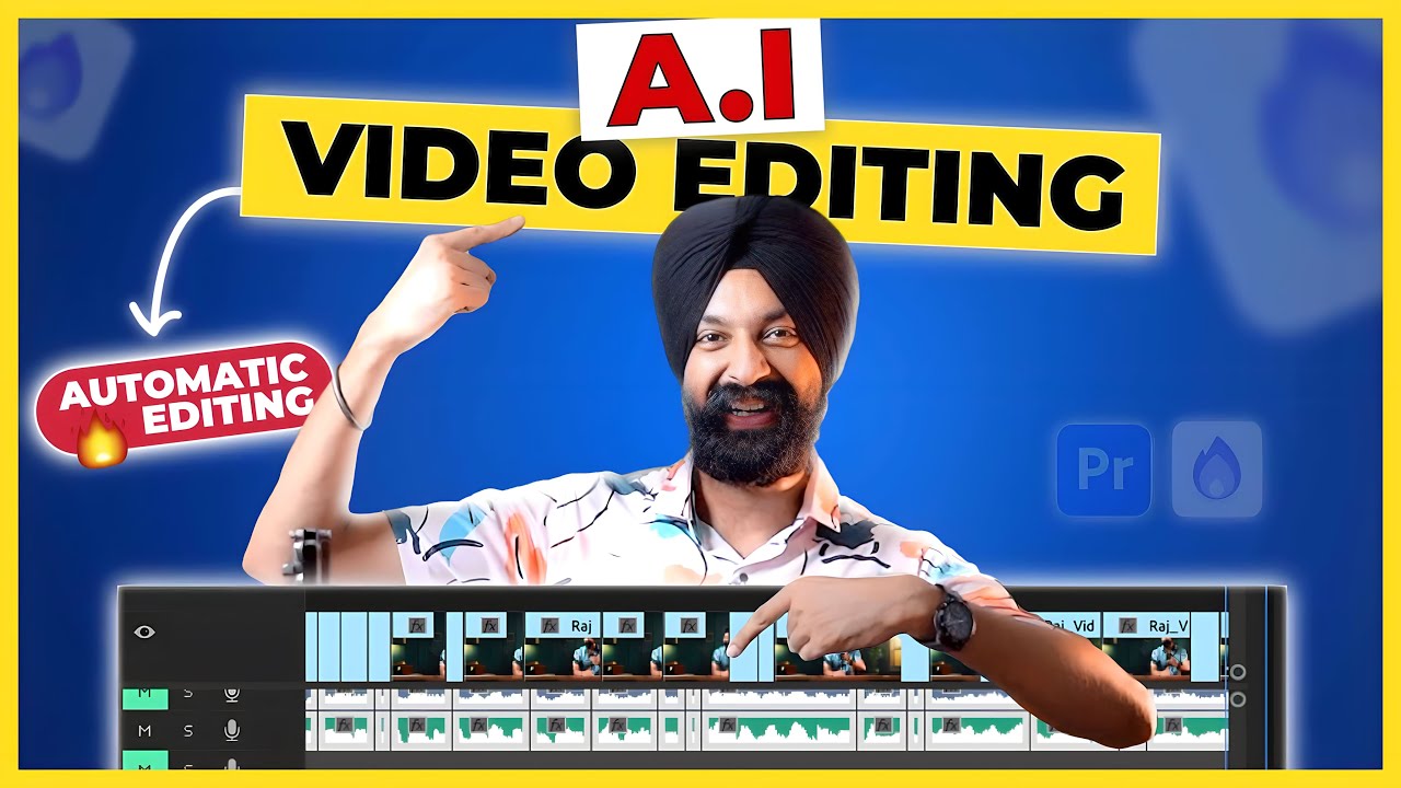 Ai VIDEO EDITING 🤩 Automatic Video Editing ✨in Hindi