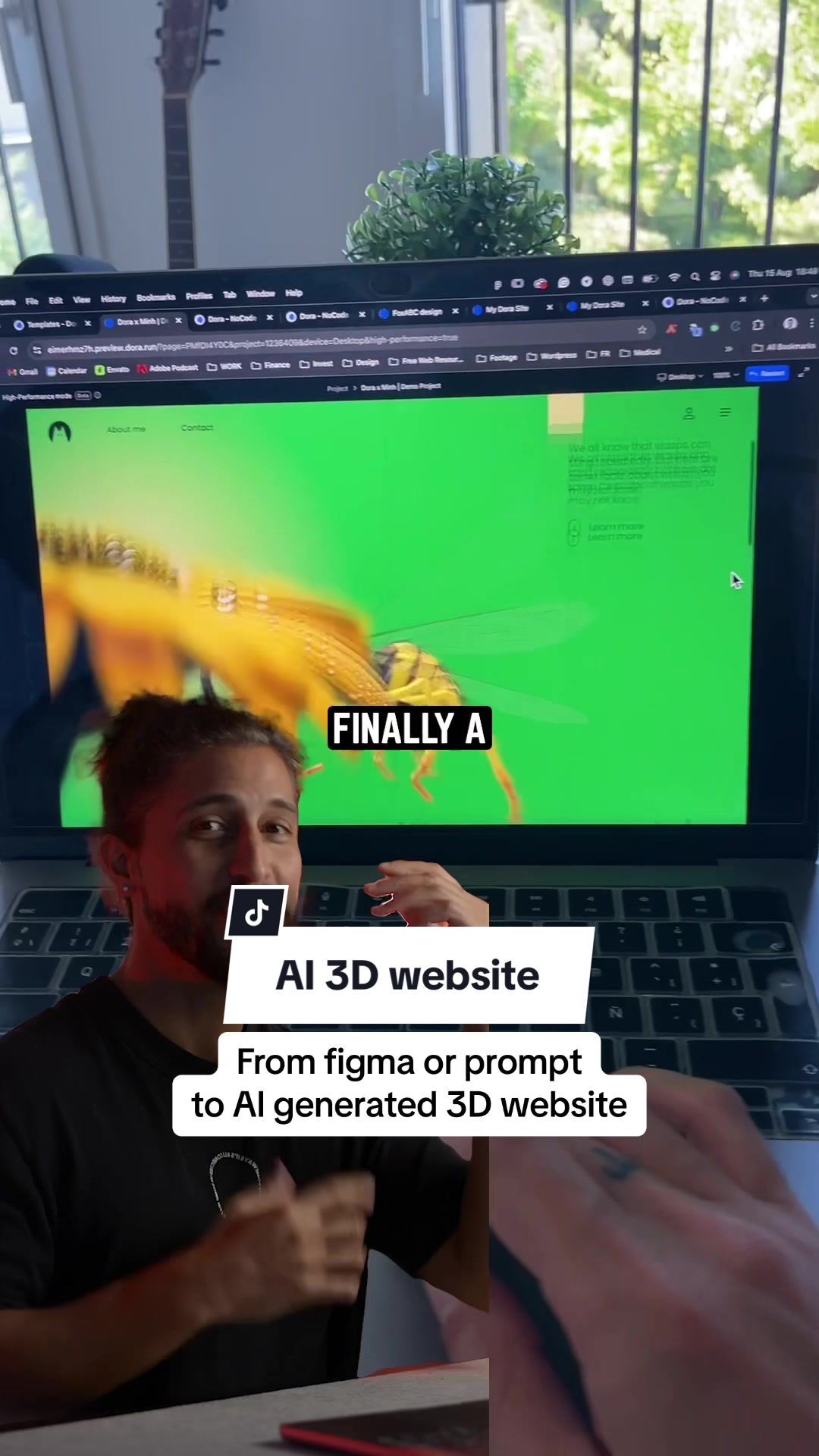 The AI website generator that takes your ideas from Figma to fully animated sites with 3D in seconds. Dora.run makes it happen with a simple prompt. Create unique designs, add 3D animations, and bring your vision to life effortlessly! #AIWebsiteGenerator #WebDesign #DoraRun #FigmaToWebsite #3DAnimation #AItools #WebDevelopment #ai