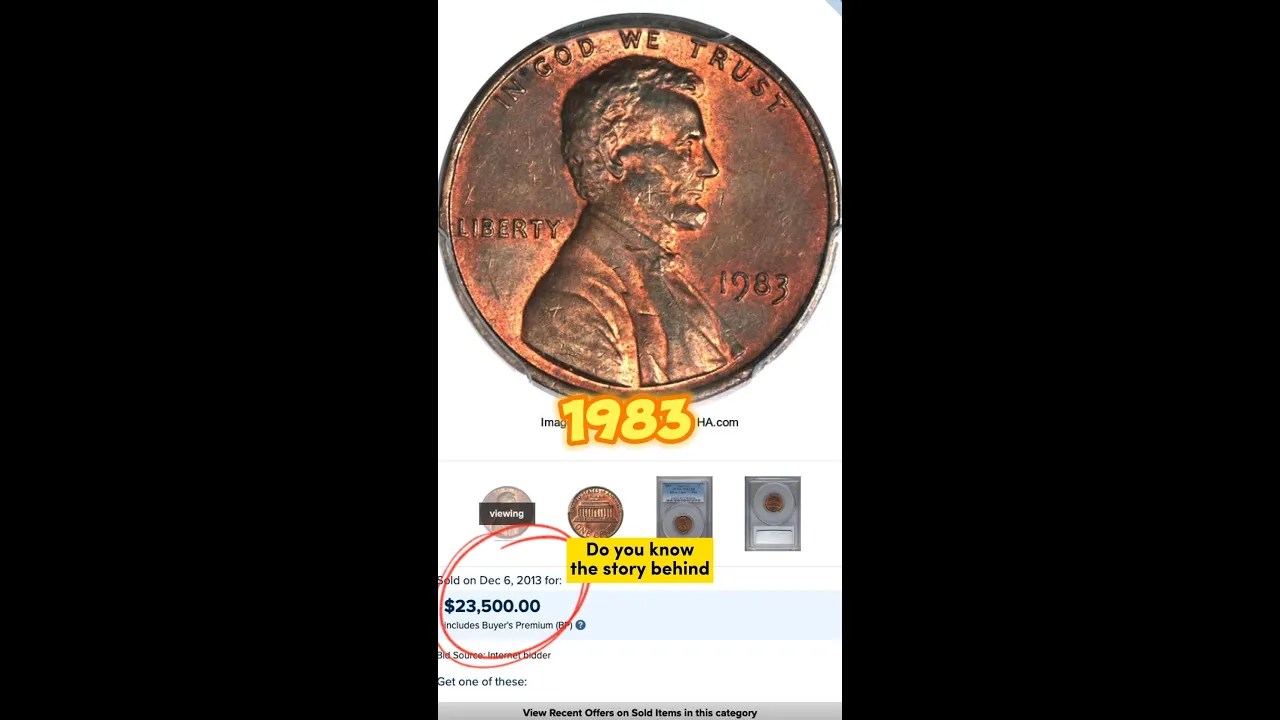 1983? 1983-D? Copper Penny? Not copper-plated zinc? #coin #penny