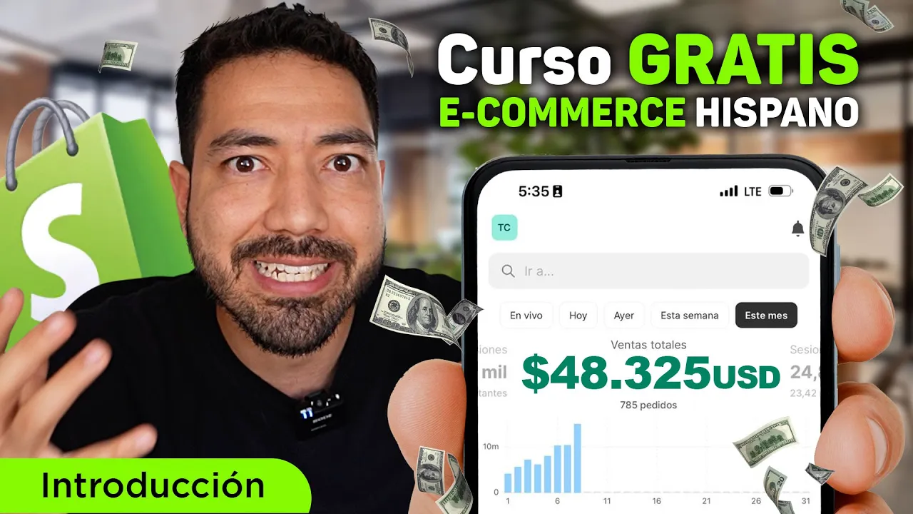 🛍️ Introducción - El CURSO GRATIS MÁS COMPLETO de E-COMMERCE con SHOPIFY en HABLA HISPANA 2024