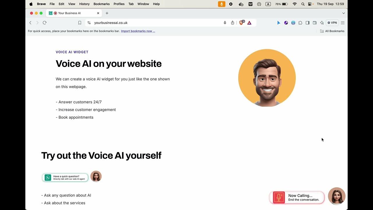 Voice AI Widget Demo 2