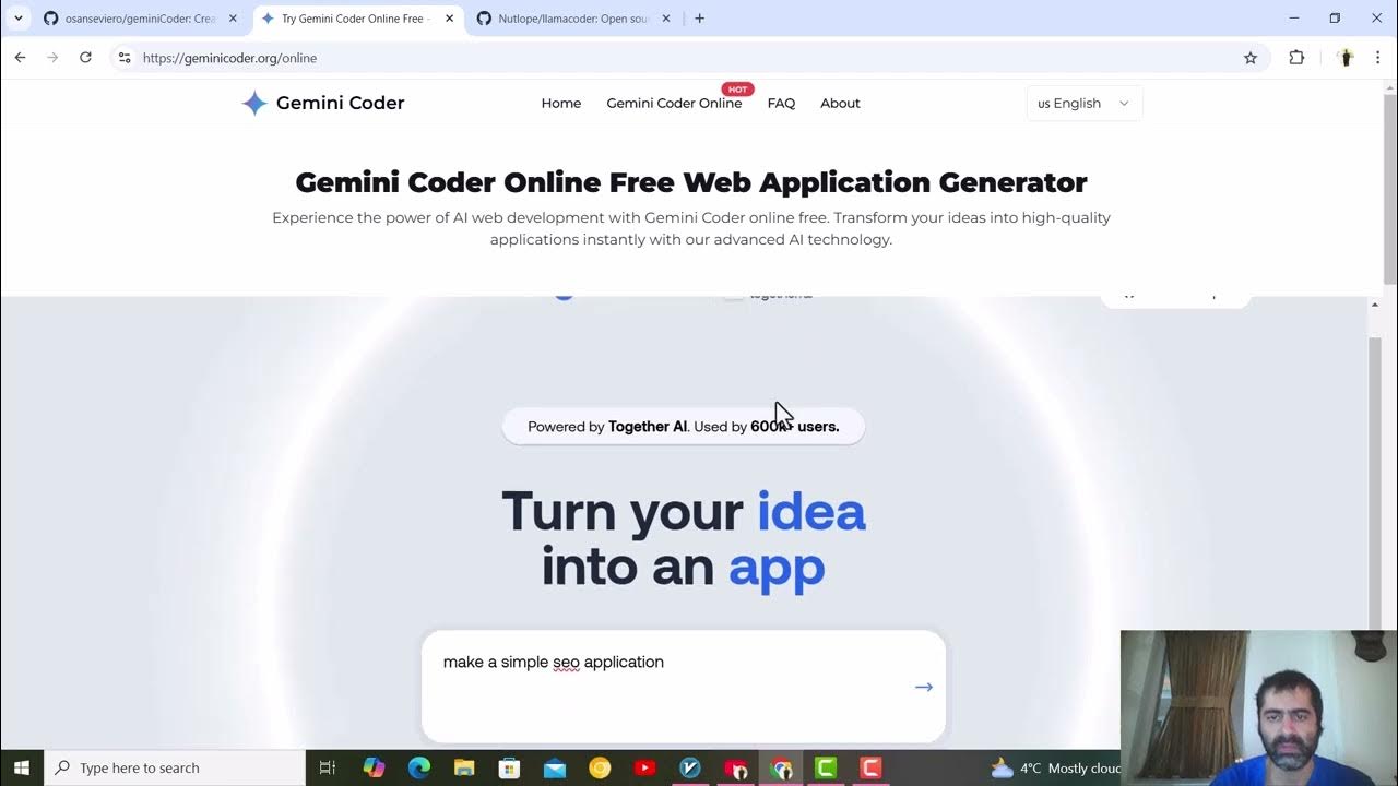با ابزار جدید هوش مصنوعی Gemini Coder، ایده‌های خود را به راحتی به اپلیکیشن تبدیل کنید! 🚀💡
