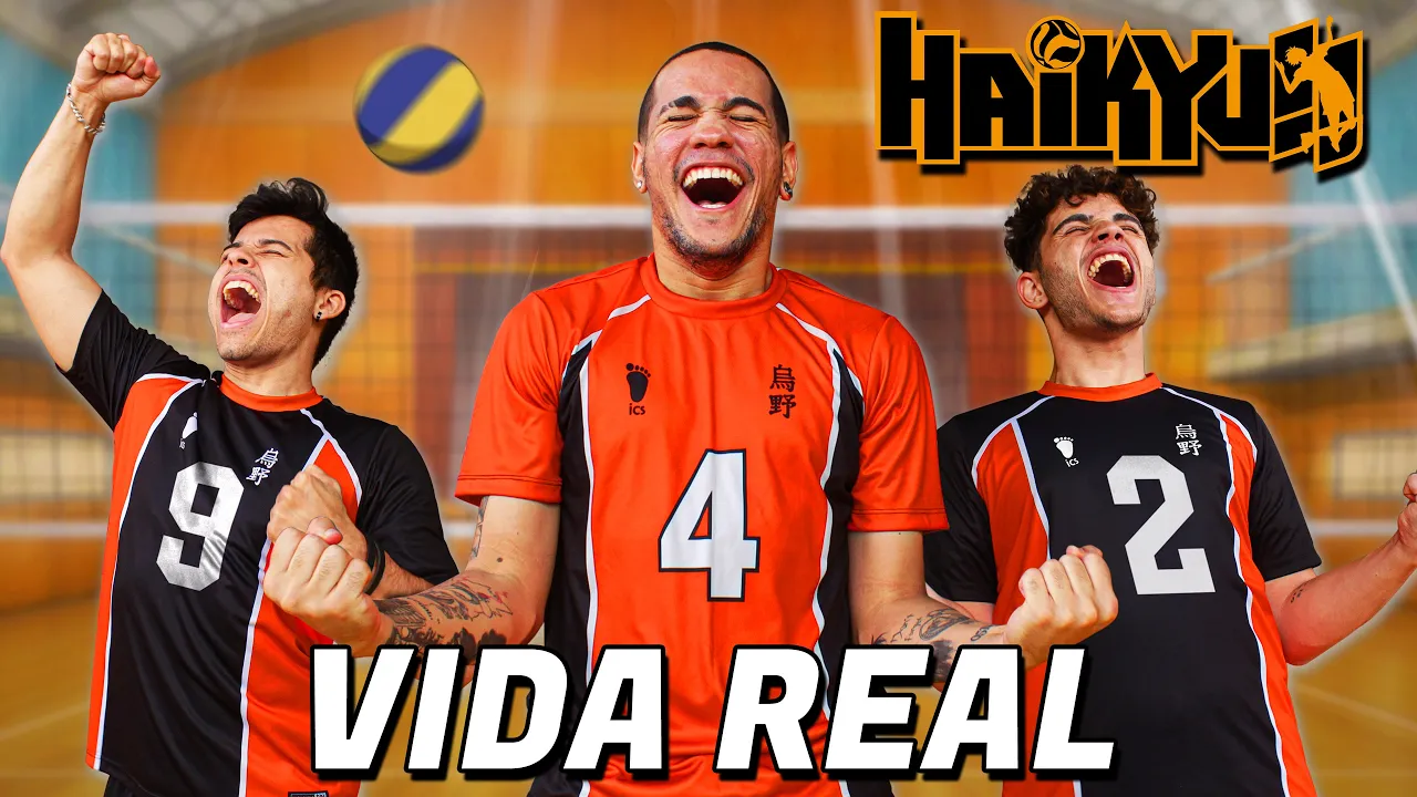 Fiz o HAIKYUU na VIDA REAL! 🏐 (ft. Diggo e Dri)