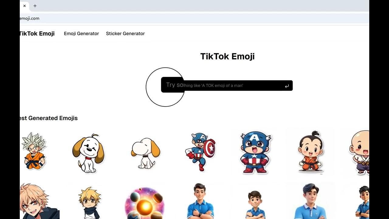 TikTok Emoji Generator