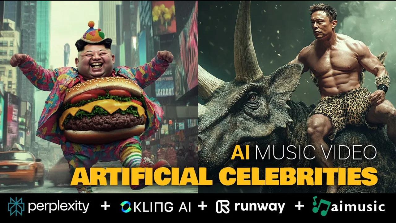 KLING AI "Artificial Celebrities" | Music video