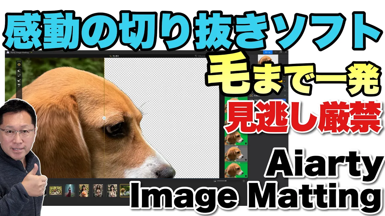 【無料で試せる】写真の切り抜きがこんなにカンタンにできるのか!「Aiarty Image Matting」をレビューします
