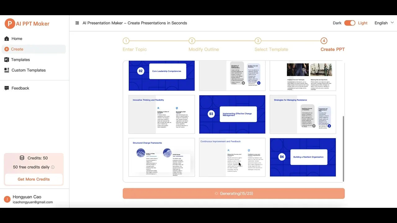 AI Presentation Maker Free Online